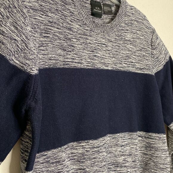 ARMANI EXCHANGE Men’s Crew Neck Pullover Heavy Cotton Sweater Size XL. NWOT - Picture 10 of 10
